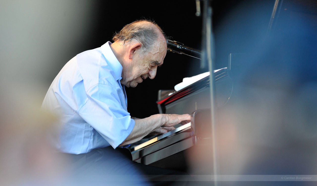 Pianist und Bandleader Paul Kuhn, Rietberg, Juli 2008
