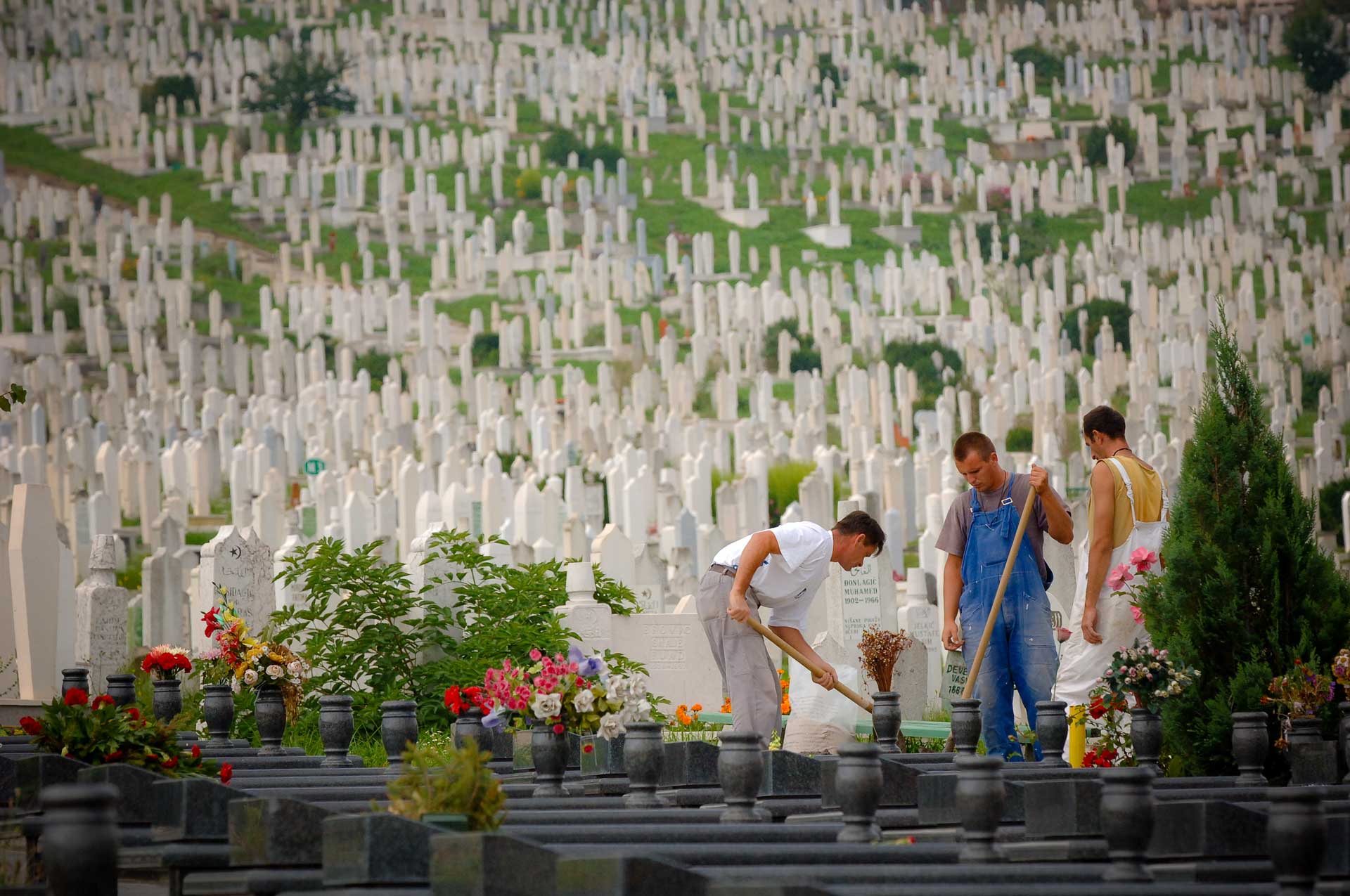 Friedhof von Sarajevo, Bosnien-Herzegowina, September 2005