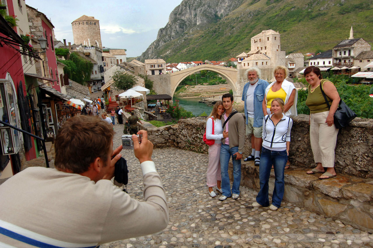 Brücke von Mostar, Herzegowina, September 2005